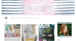 Desktop Screenshot of lizlidgett.com