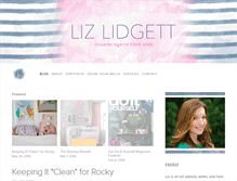 Tablet Screenshot of lizlidgett.com